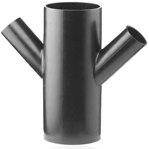 Doppelabzweig - 45&deg;