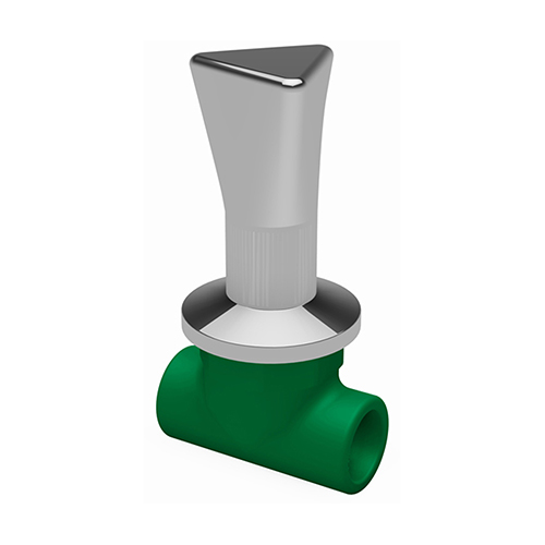 PP-RCT RG Ventil Geradsitz UP mit Fl&uuml;gelrad