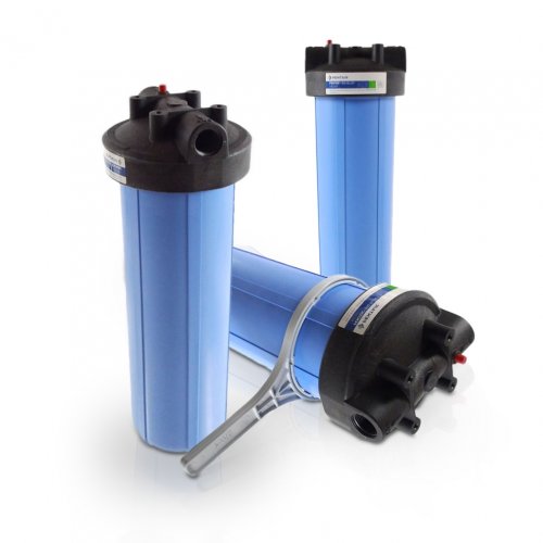 Pentek Wasserfilter Geh&auml;use Big Blue, 20 Zoll, 1 1/2 Zoll Ein- und Ausgang
